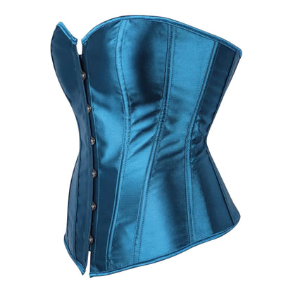 Corsetto Drag Tina (Blu pavone)
