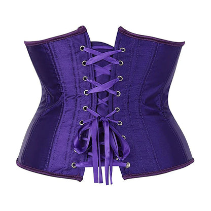 Corsetto Drag Satin (Viola scuro)