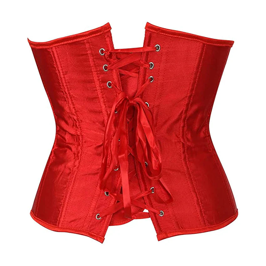Corsetto Drag Satin (Rosso)