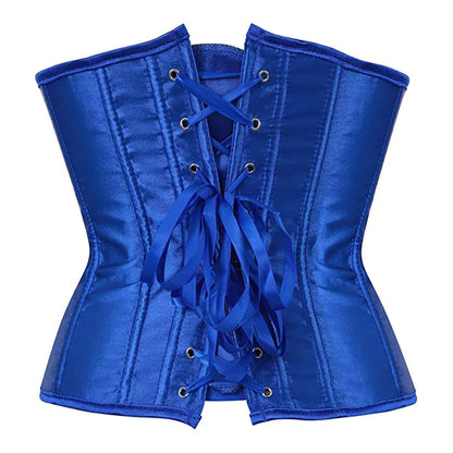 Corsetto Drag Satin (Blu)