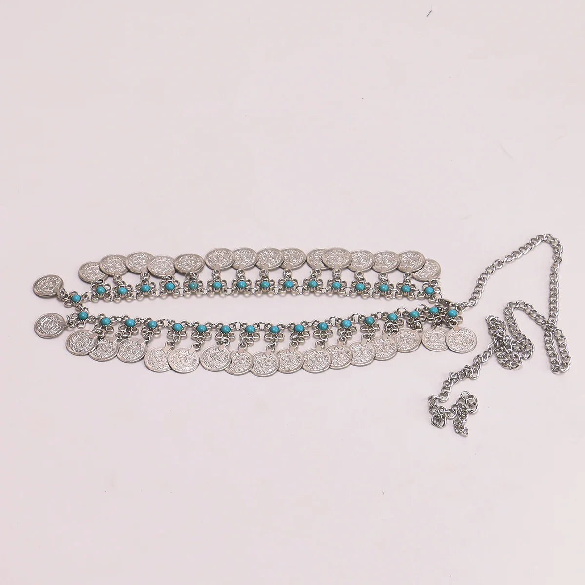 Cintura Queen Coins (Argento)