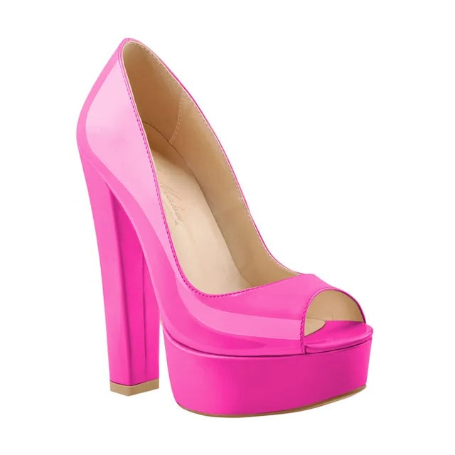 Scarpe Queen Quine (Fucsia)