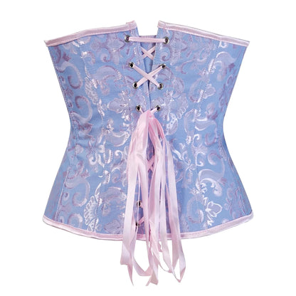 Corsetto Drag Spring (Azzurro e rosa)