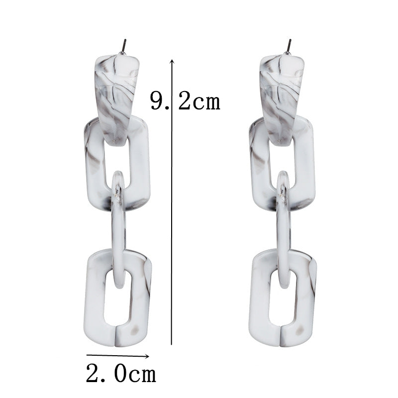 Orecchini a buco Queen Chainthy (3 colori)