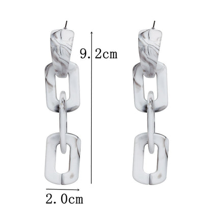 Orecchini a buco Queen Chainthy (3 colori)