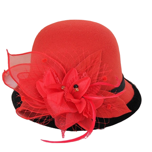 Cappello Queen Orchya (Rosso)