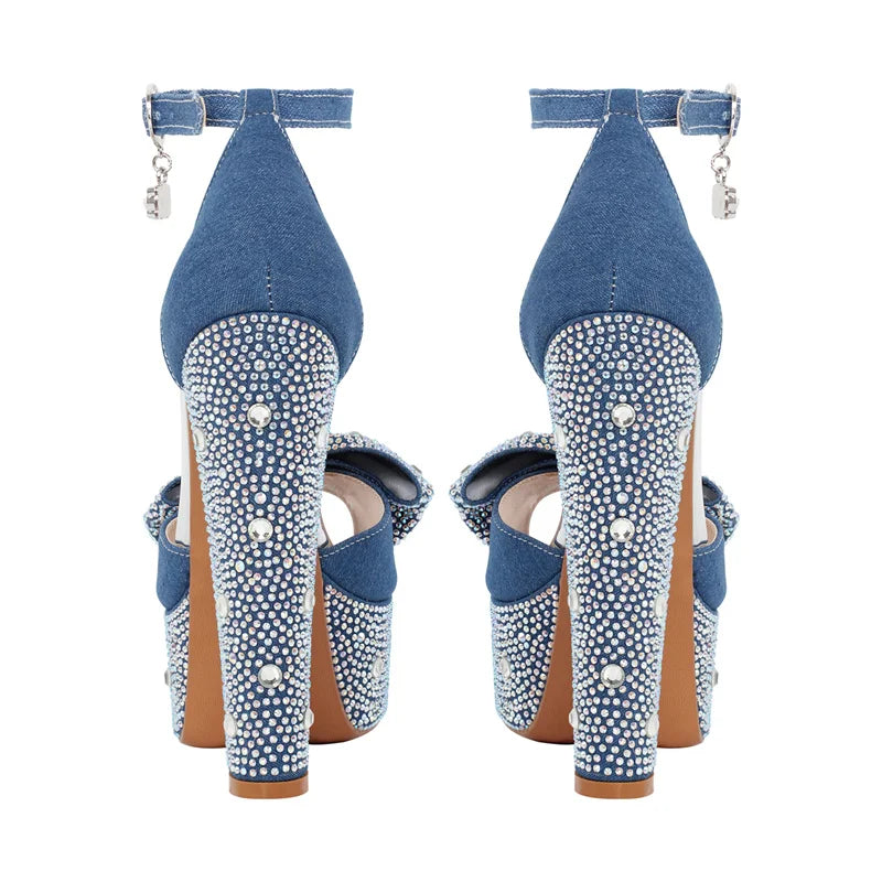 Sandali Queen Sylvania (Blu)