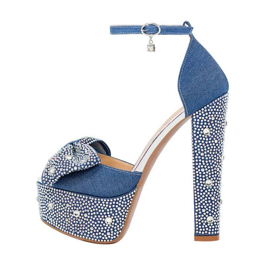 Sandali Queen Sylvania (Blu)