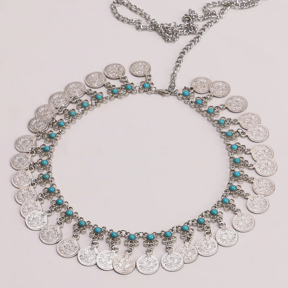 Cintura Queen Coins (Argento)