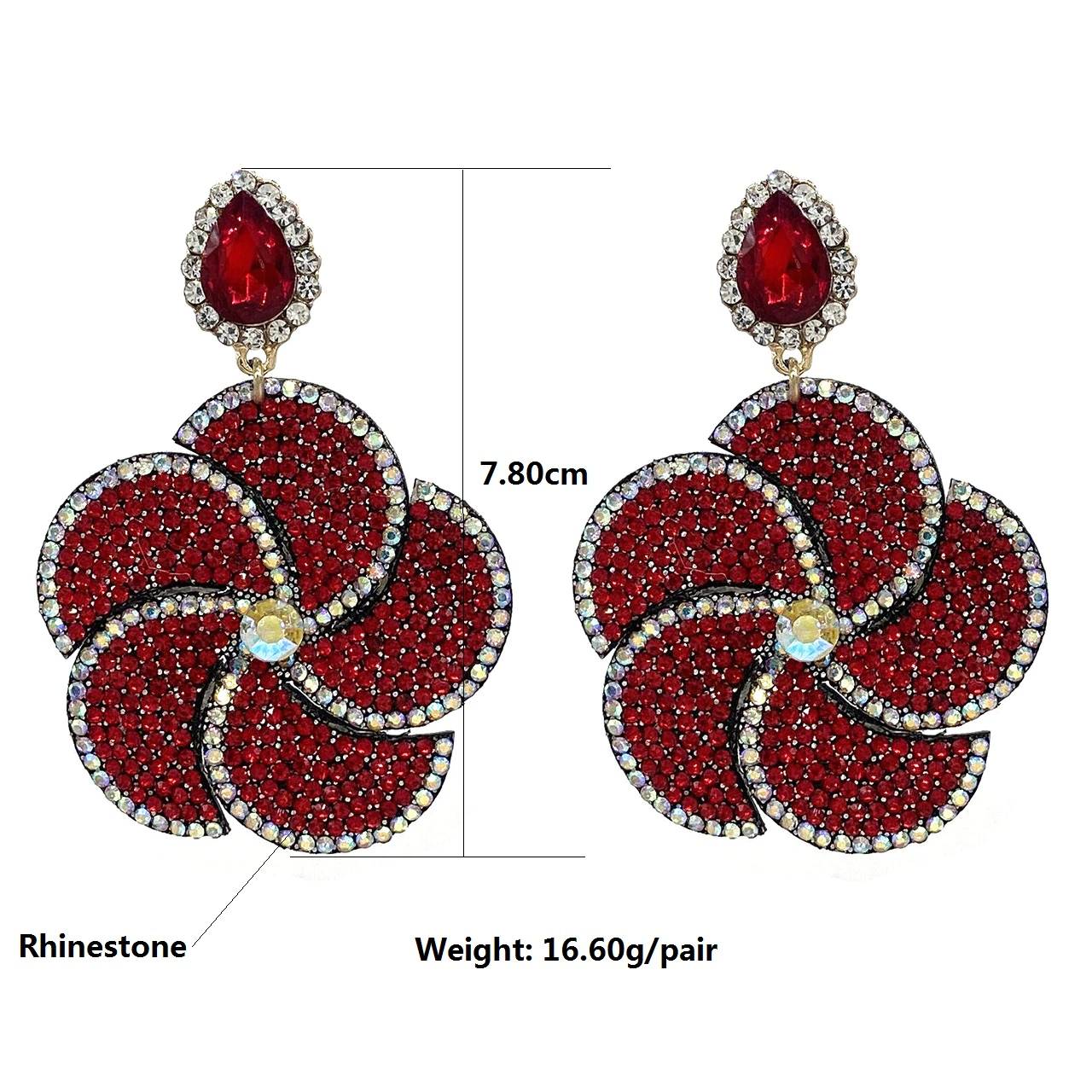 Orecchini a buco Queen Rawa (6 colori)