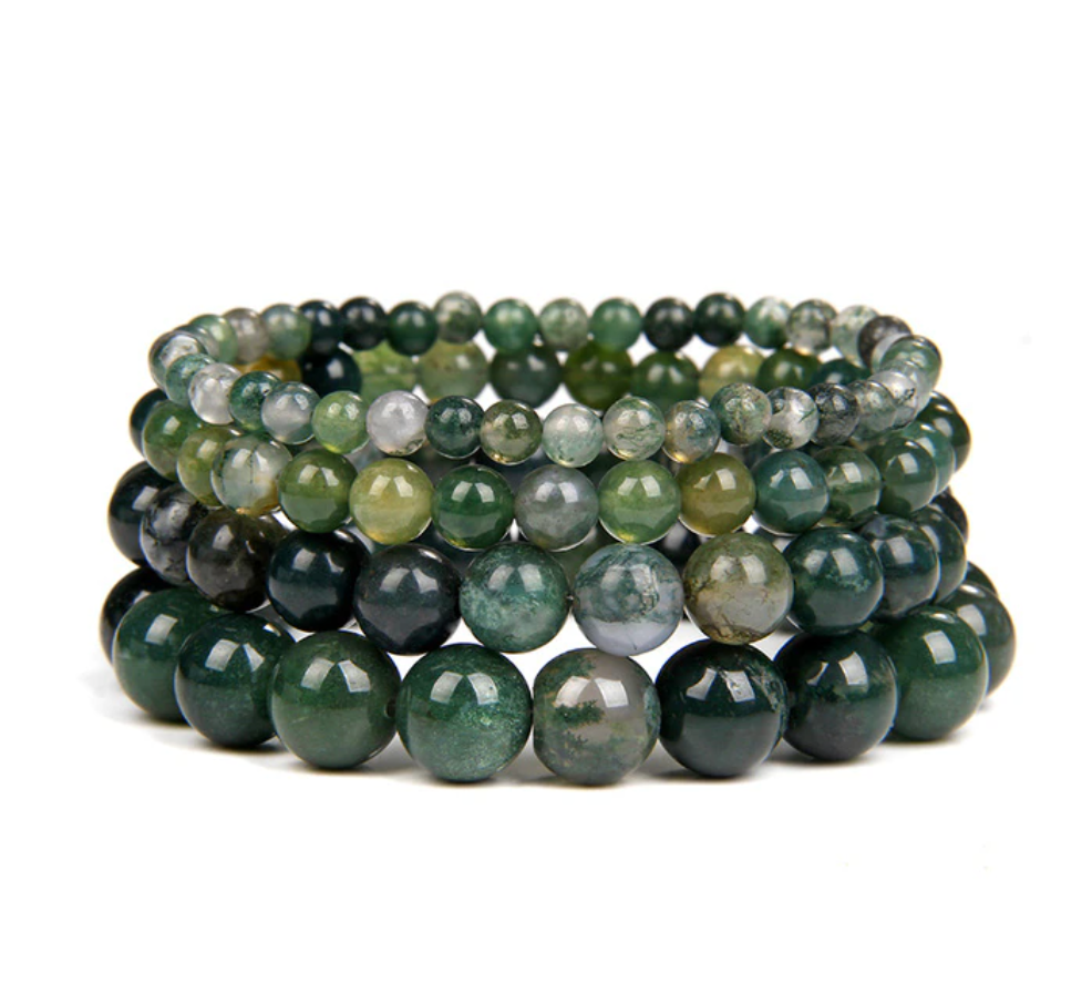 Bracciale Queen Agata (Verde scuro)
