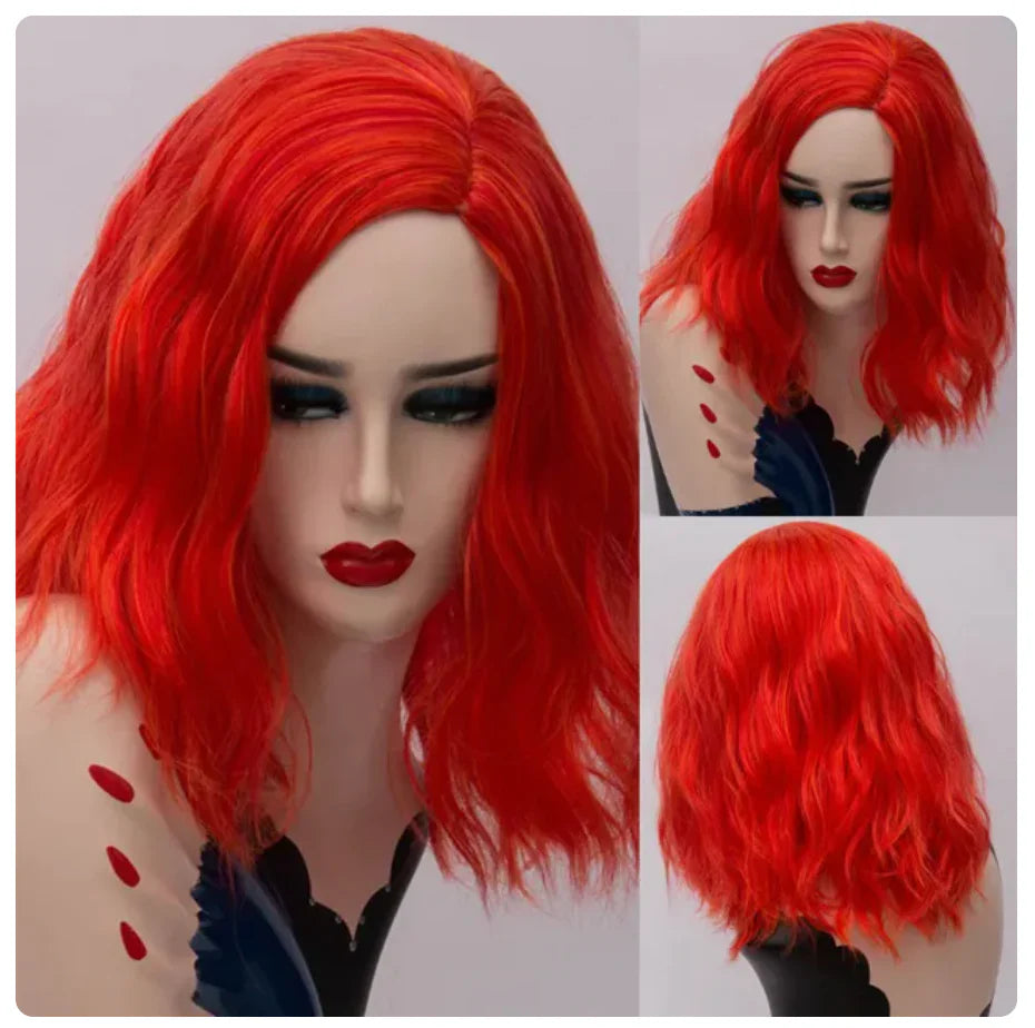 Parrucca Queen Sadness (Rossa)