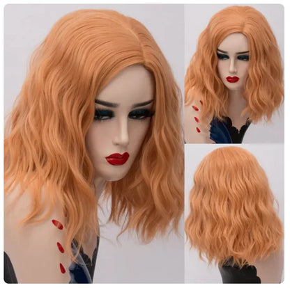 Parrucca Queen Sadness (Arancione)