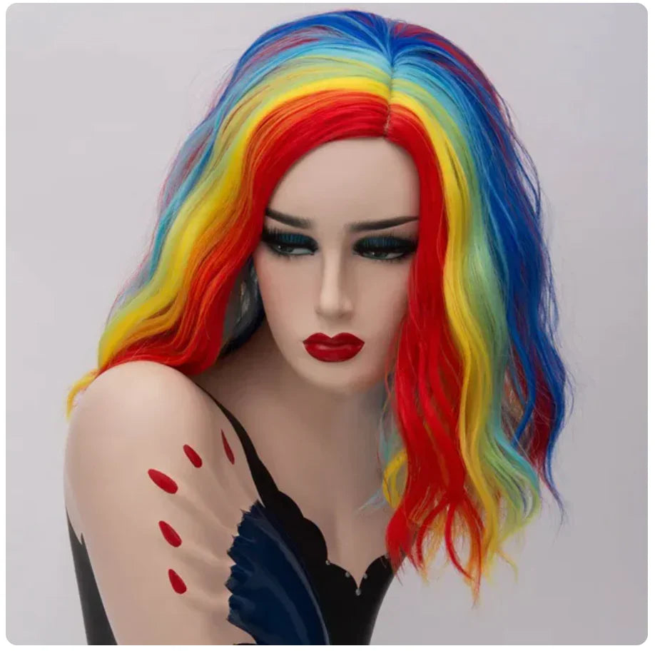 Parrucca Queen Nevada (Rainbow)
