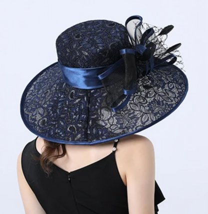 Cappello Queen Santha (Blu marino)