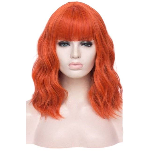 Parrucca Queen Cleo (Arancione scuro)
