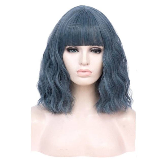 Parrucca Queen Cleo (Blu marino)