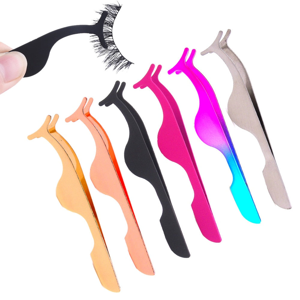 Pinzetta per ciglia finte (Multicolore)