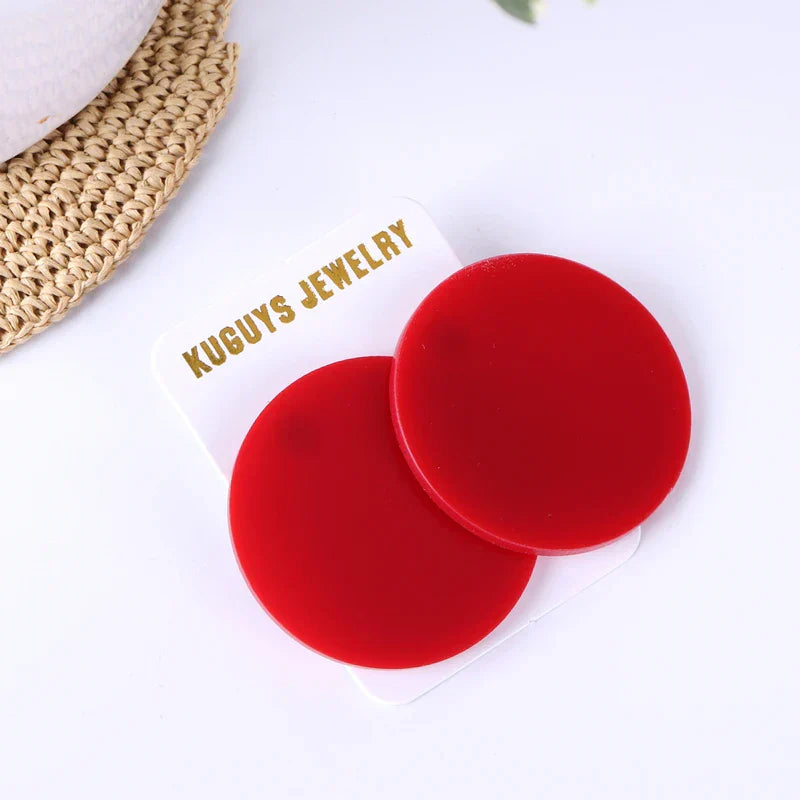 Orecchini a buco Queen Plate