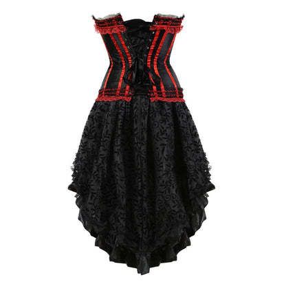 Abito a corsetto Drag Pumba (Rosso)