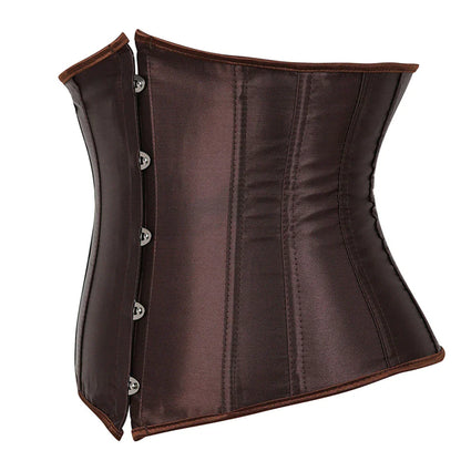 Corsetto Drag Satin (Marrone)