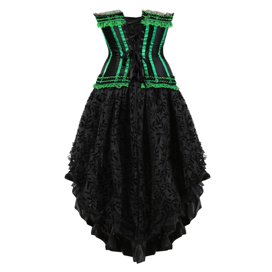 Abito a corsetto Drag Pumba (Verde)