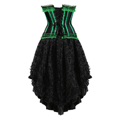 Abito a corsetto Drag Pumba (Verde)