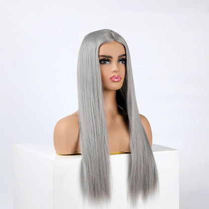 Parrucca Queen Wiebke (Grigio)