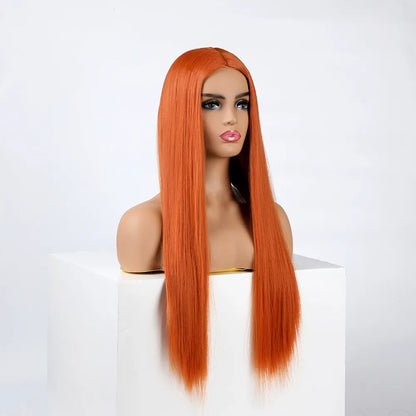 Parrucca Queen Wiebke (Arancione)