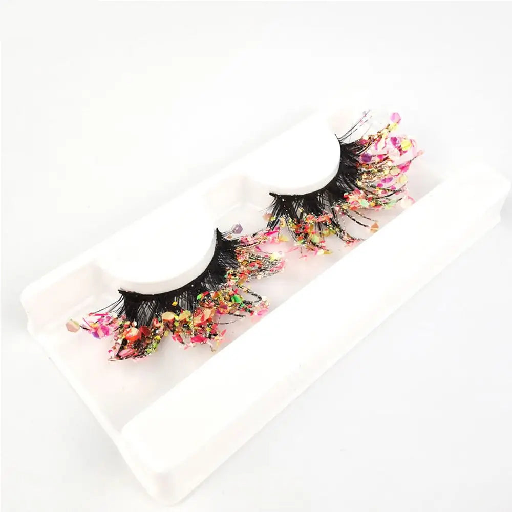 Ciglia finte Queen Sequins (Pesca)