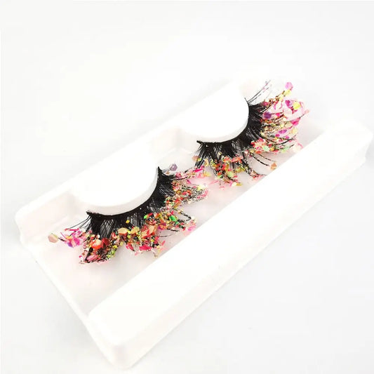 Ciglia finte Queen Sequins (Pesca)