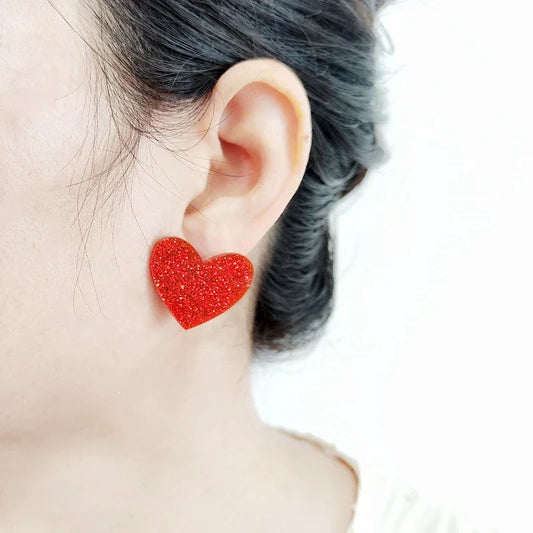 Orecchini a buco Queen Hearts