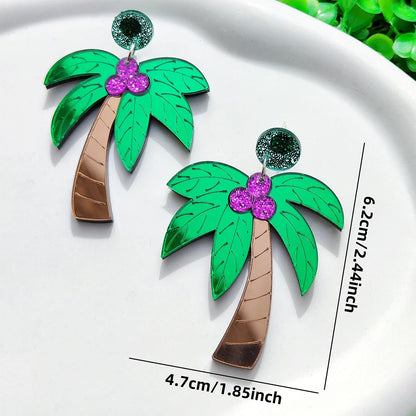 Orecchini a buco Queen Palm