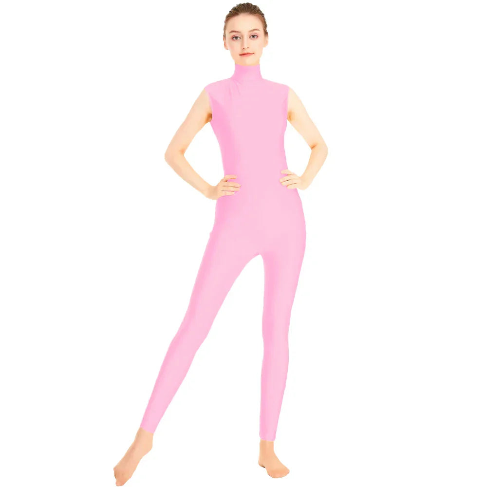 Tuta danza Queen Satin (Pink)