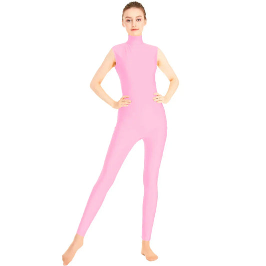 Tuta danza Queen Satin (Pink)