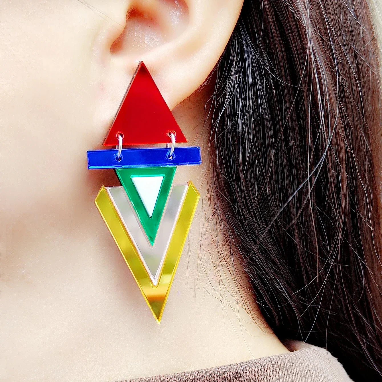 Orecchini a buco Queen Reflex