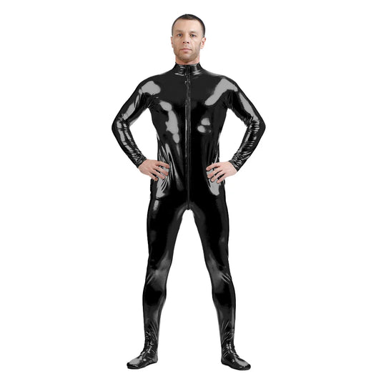 Tuta zentai Queen Glitter (Black)