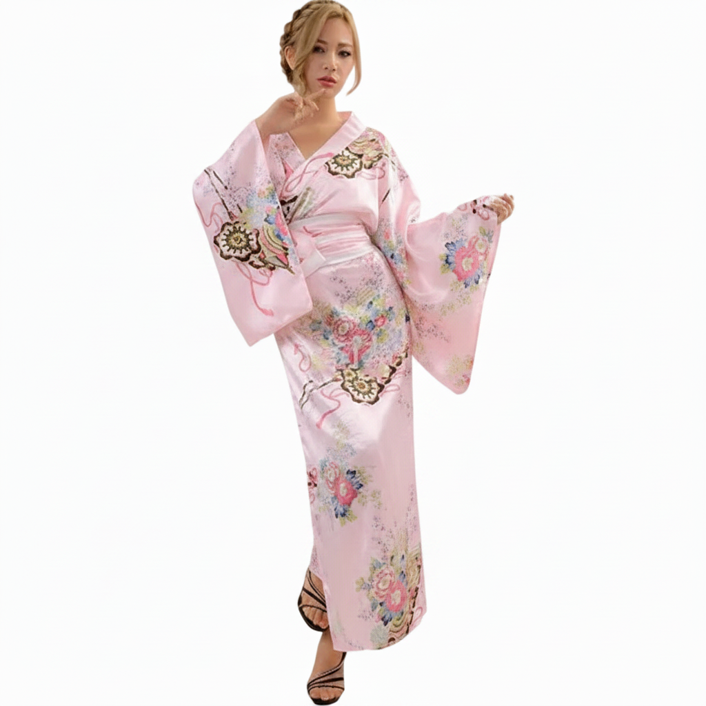 Kimono geisha Queen Tsuru