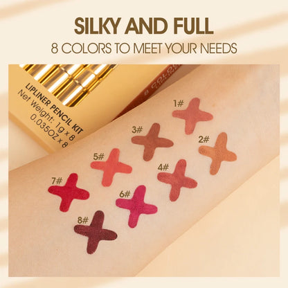 Lip Liner Queen Silk (Set 8 Colori)