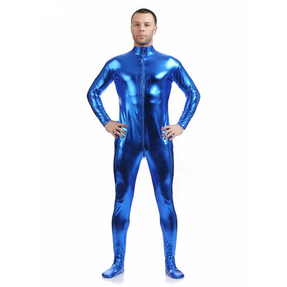 Tuta zentai Queen Glitter (Royal blue)