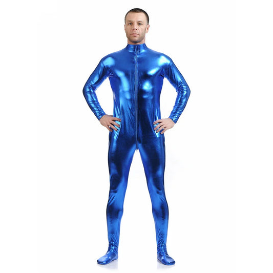 Tuta zentai Queen Glitter (Royal blue)