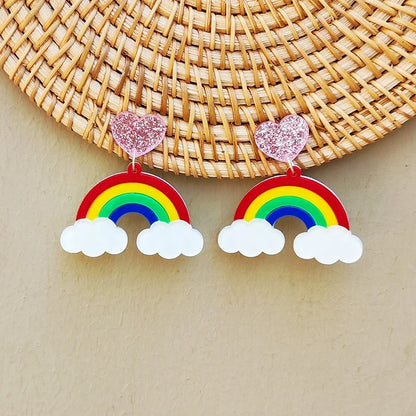 Orecchini a buco Queen Rainbow