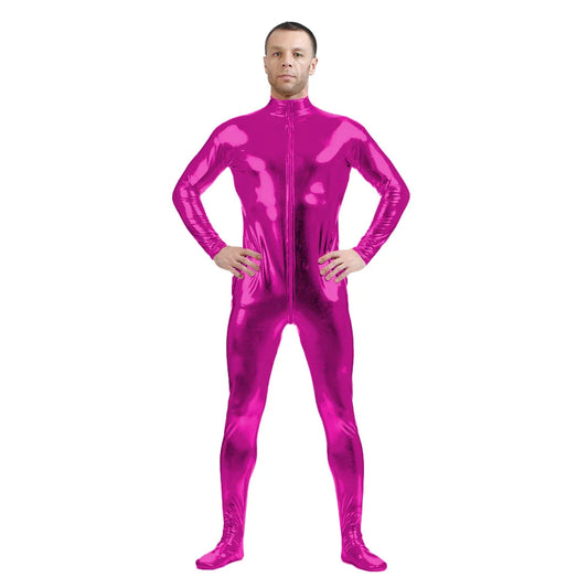 Tuta zentai Queen Glitter (Fuchsia)