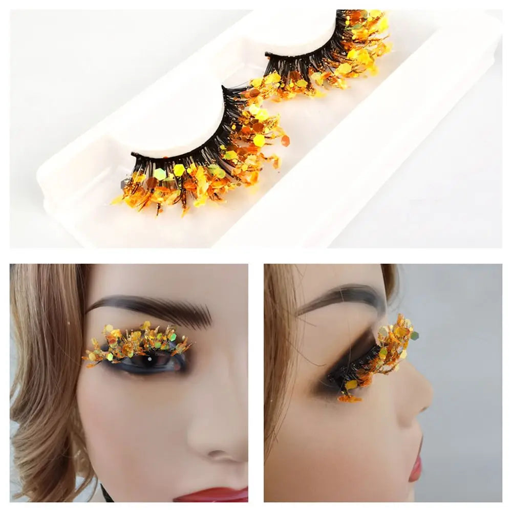 Ciglia finte Queen Sequins (Dorate)