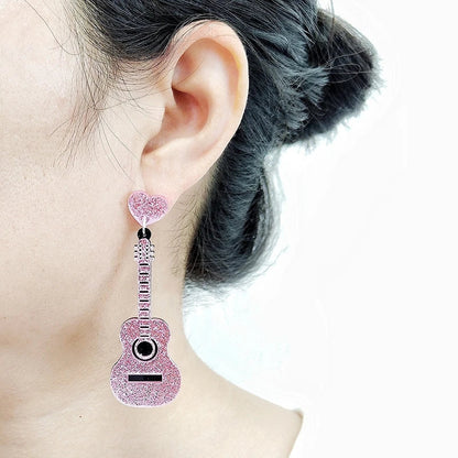 Orecchini a buco Queen Guitar