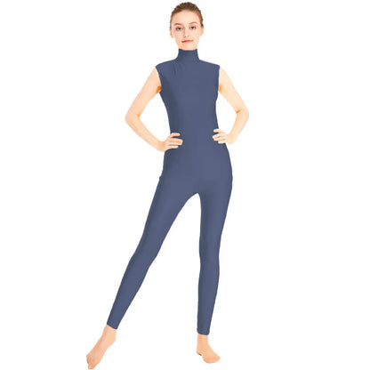 Tuta danza Queen Satin (Deep gray)