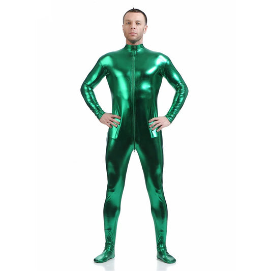 Tuta zentai Queen Glitter (Green)