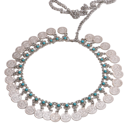 Cintura Queen Coins (Argento)