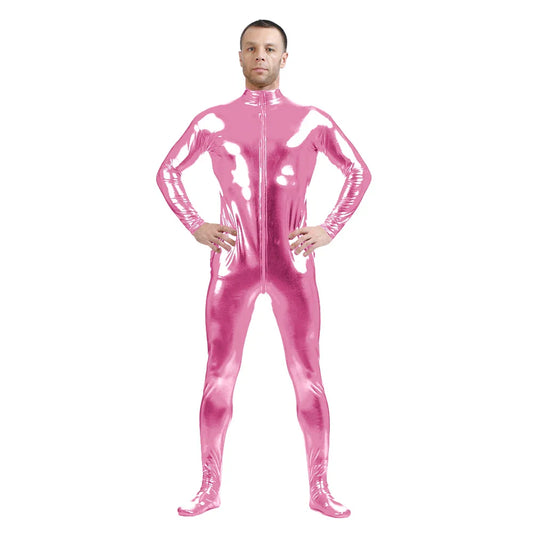 Tuta zentai Queen Glitter (Pink)