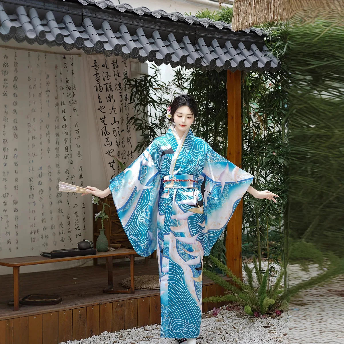 Kimono geisha Queen Nakamura